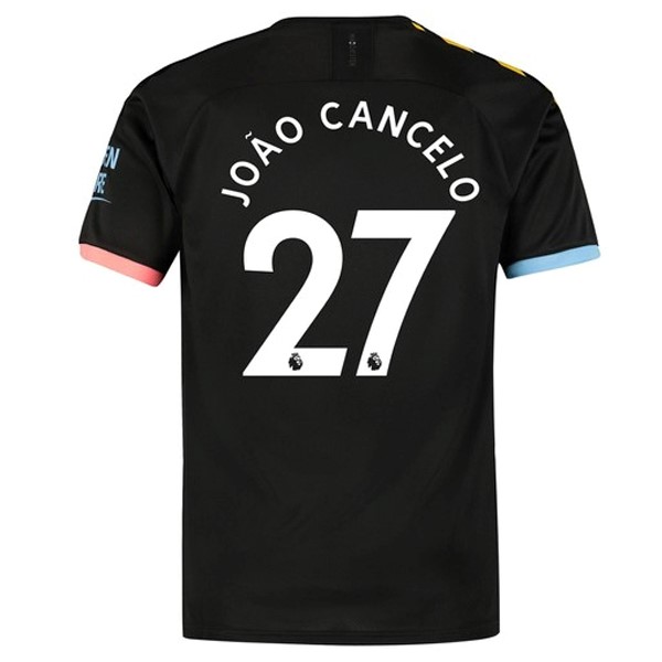 Trikot Manchester City NO.27 Cancelo Auswarts 2019-20 Schwarz Fussballtrikots Günstig